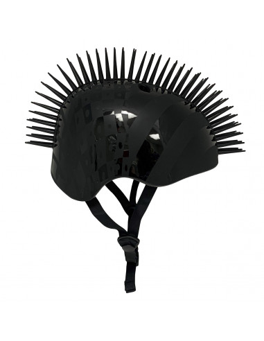 Hjälm fs 8.1 54-58 cm svart tuppkam krash