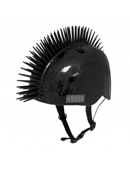 Hjälm fs 8.1 54-58 cm svart tuppkam krash