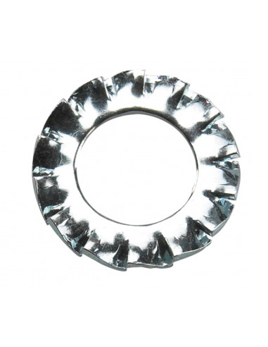 Låsbricka m8 tandad elförzinkad