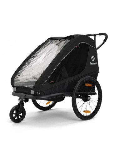 Cykelvagn traveller svart hamax