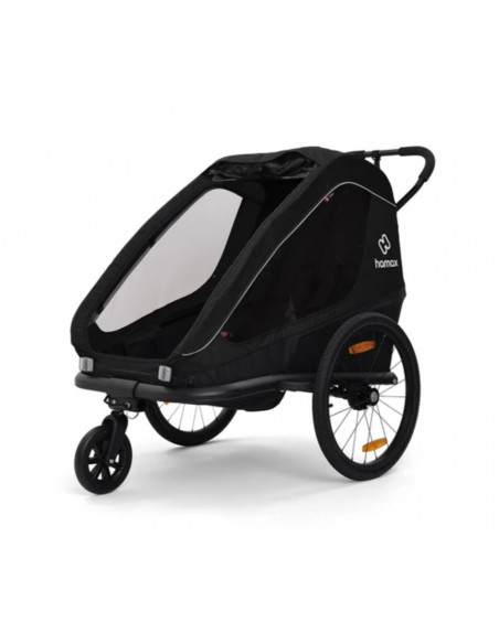 Cykelvagn traveller svart hamax