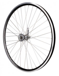 Bakhjul 28 tum (622) 0-v svart