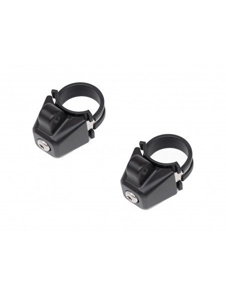 Fäste för pakethållare / korg mm. till gaffelmontering atran velo