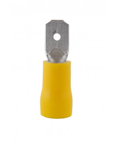Flatstift 4-6 mm 6,3 x 0,8 mm gul