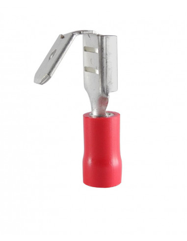 Flatstiftsförgrening 0,5-1,5 mm 6,3 x 0,8 mm röd