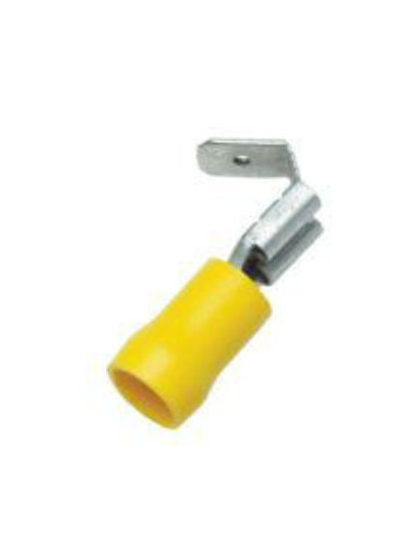 Flatstiftsförgrening 4-6 mm 6,3 x 0,8 mm gul