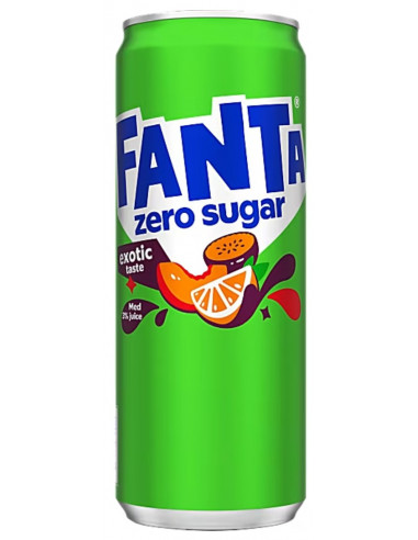 Fanta exotic zero 33 cl Burk