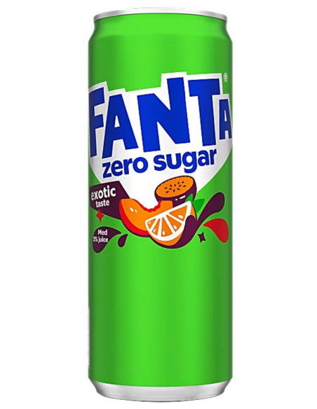 Fanta exotic zero 33 cl Burk