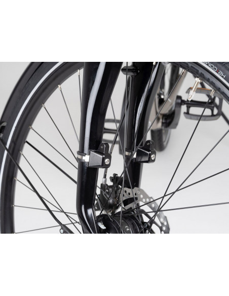 Fäste för pakethållare / korg mm. till gaffelmontering atran velo