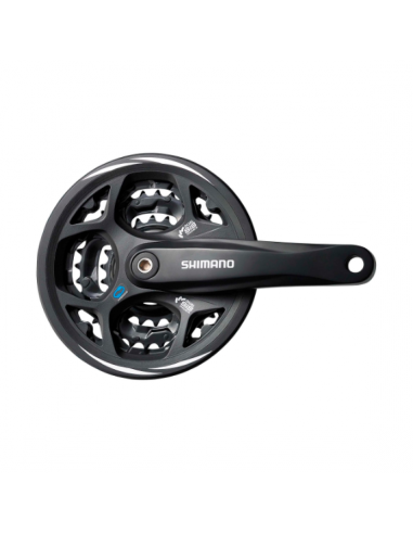 Vevparti höger sida altus 170 22/32/42-t svart fyrkantsaxel shimano