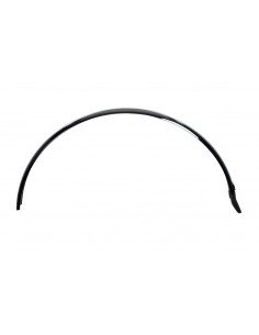 Bakskärm 46-622 lång plast med kabelkanal skruv fäste svart sks