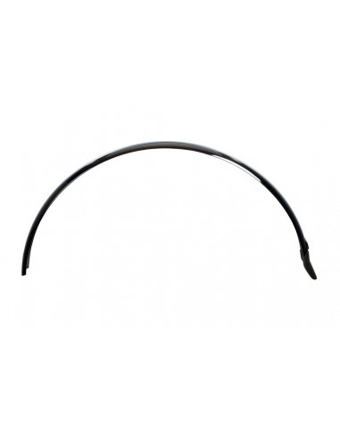 Bakskärm 46-622 lång plast med kabelkanal skruv fäste svart sks