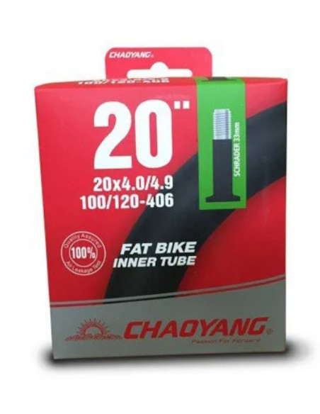 Slang 20 tum 100/120-406 fatbike (26x4.00/4.90) 48 mm bilventil chaoyang