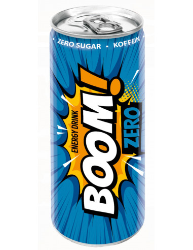 Energidryck boom zero 25 cl burk