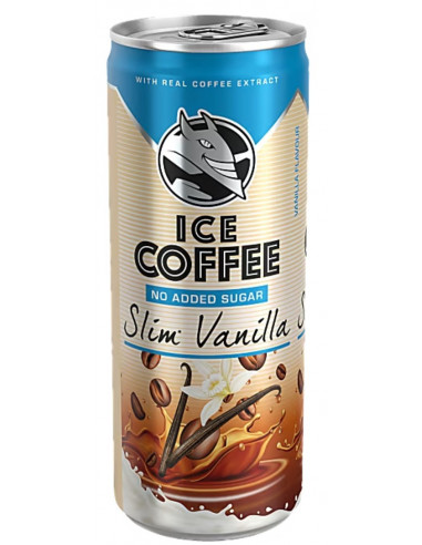 Iskaffe vanilj no added sugar 25 cl burk