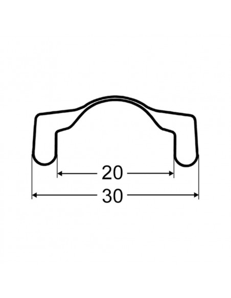 Fälg 28 tum (22-635) 36 hål enkelbotten kromstål