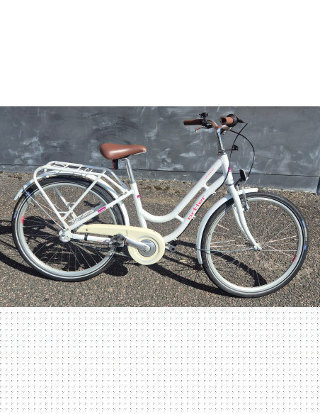 Begagnad Ortler Copenhagen 3-v 24 tum vit flick cykel