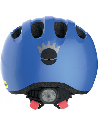 Hjälm smiley 2.1 45-50 cm blå med mips abus