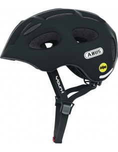 Hjälm youn-i 52-57 cm svart med mips abus