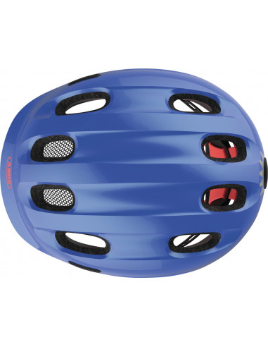 Hjälm smiley 2.1 50-55 cm blå med mips abus