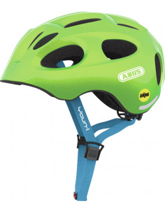 Hjälm youn-i 48-54 cm grön med mips abus