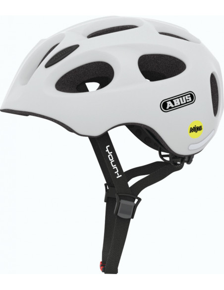 Hjälm youn-i 48-54 cm vit med mips abus