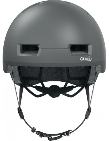 Hjälm skurb 52-56 cm grå med mips abus