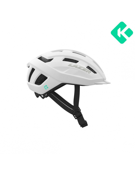 Hjälm codax kineticore 54-61 cm vit lazer