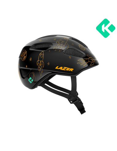 Hjälm pnut 2.0 kineticore 46-52 cm svart med raketer lazer