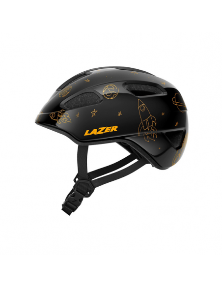 Hjälm pnut 2.0 kineticore 46-52 cm svart med raketer lazer