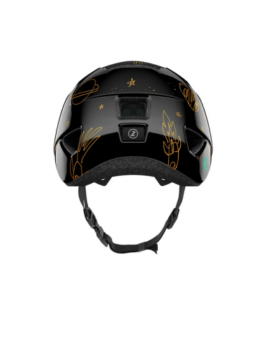 Hjälm pnut 2.0 kineticore 46-52 cm svart med raketer lazer