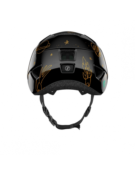 Hjälm pnut 2.0 kineticore 46-52 cm svart med raketer lazer