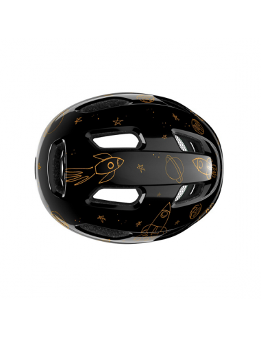 Hjälm pnut 2.0 kineticore 46-52 cm svart med raketer lazer