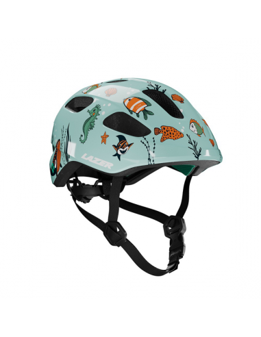 Hjälm pnut 2.0 kineticore 46-52 cm grön med sjödjur lazer