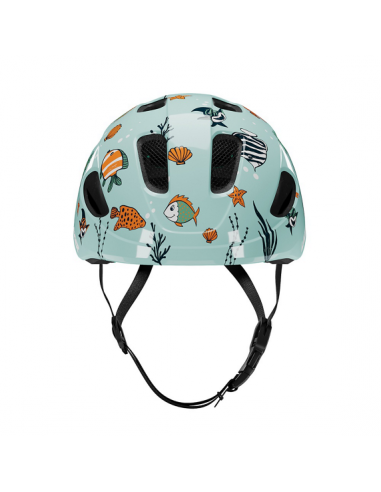 Hjälm pnut 2.0 kineticore 46-52 cm grön med sjödjur lazer