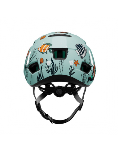 Hjälm pnut 2.0 kineticore 46-52 cm grön med sjödjur lazer