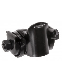 Sadelrörsklamma 22 mm svart