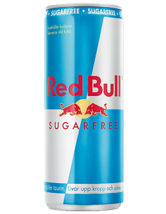 Red bull energidryck sugarfree burk