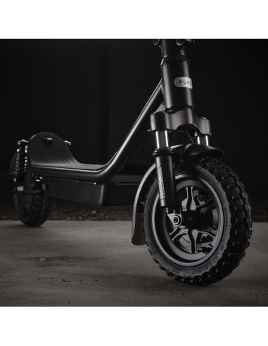 Elscooter pure air 5 suspension pro+ se elsparkcykel svart