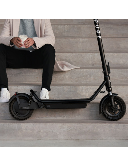 Elscooter pure air 5 suspension pro+ se elsparkcykel svart