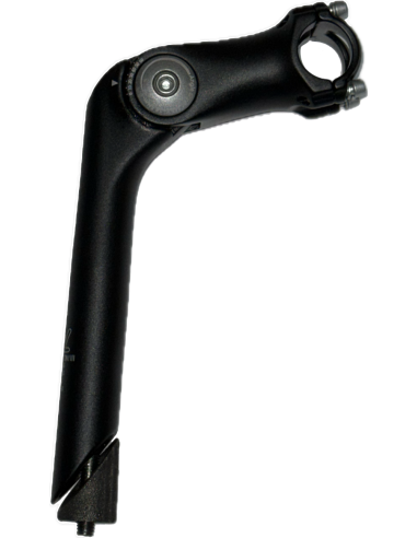 Styrstam 25,4 mm ställbar matt svart