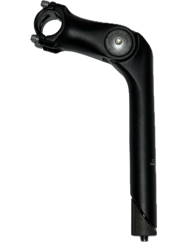 Styrstam 25,4 mm ställbar matt svart