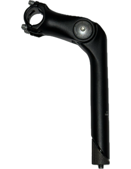 Styrstam 25,4 mm ställbar matt svart