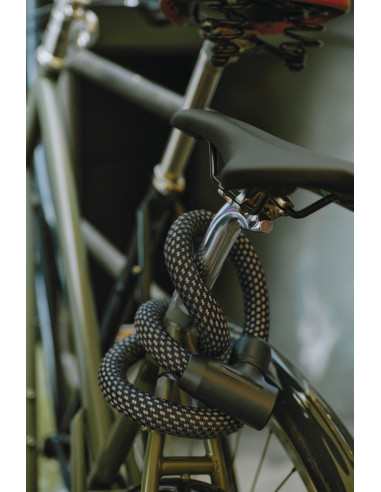 Wirelås yarnit 4004k/140 svart 140 cm abus