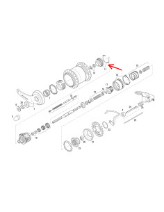 Bromskona för sram s7