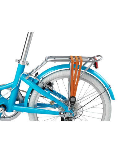 Bagagerem orange i elastiskt material för bla. pakethållare mm.