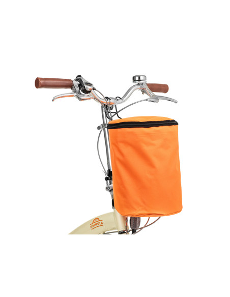 Styrväska orange med lock vattenavvisande