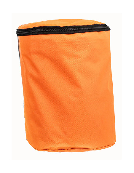 Styrväska orange med lock vattenavvisande