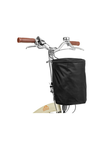 Styrväska svart med lock vattenavvisande