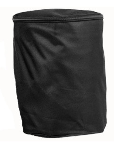 Styrväska svart med lock vattenavvisande